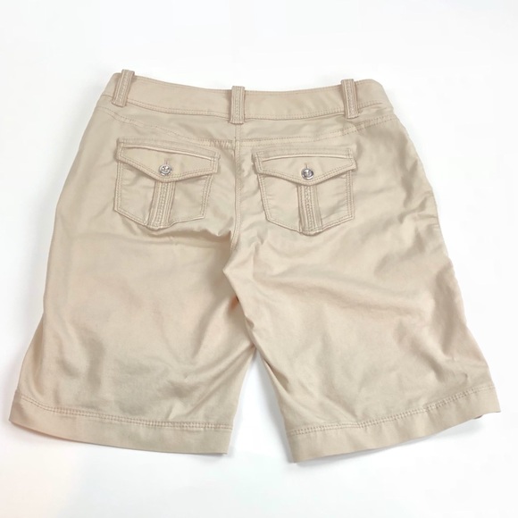 White House Black Market Bermuda Tan Short Size 0 - Picture 2 of 6